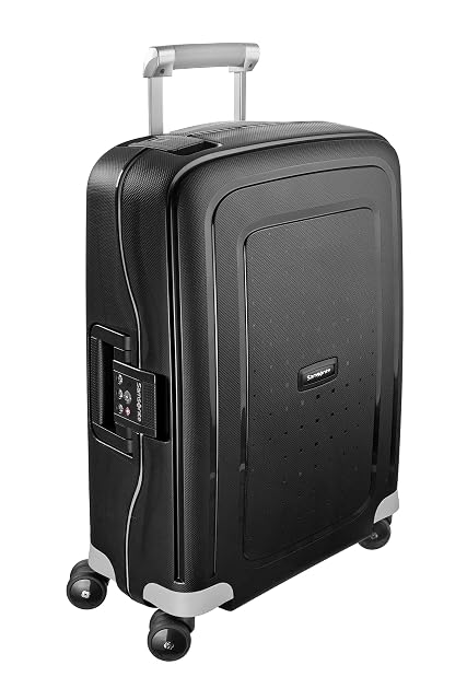 Valigia da cabina rigida Samsonite S'Cure Spinner 55 nera